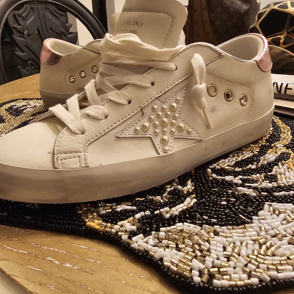Golden Goose Super Star White/Pink Pearl Star